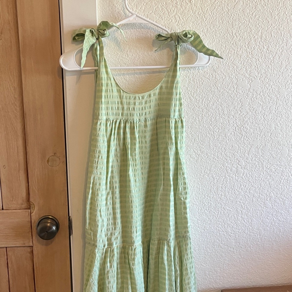 Free People Asymmetrical Light Green Dress - Picture 7 of 11